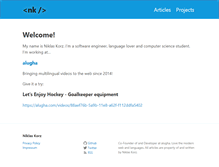 Tablet Screenshot of niklaskorz.de